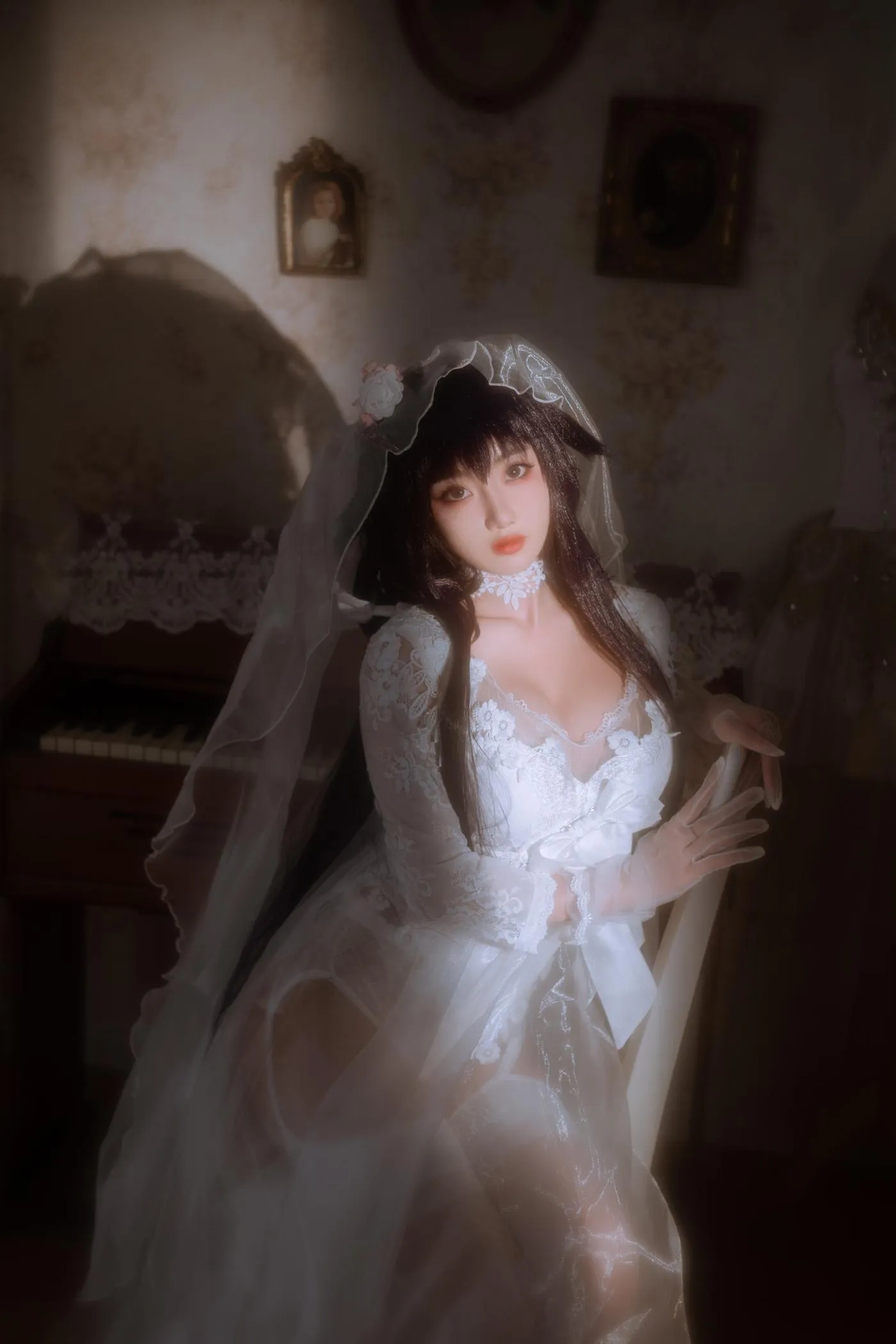 鬼畜瑶在不在w – NO.51 57婚纱 [35P]插图1